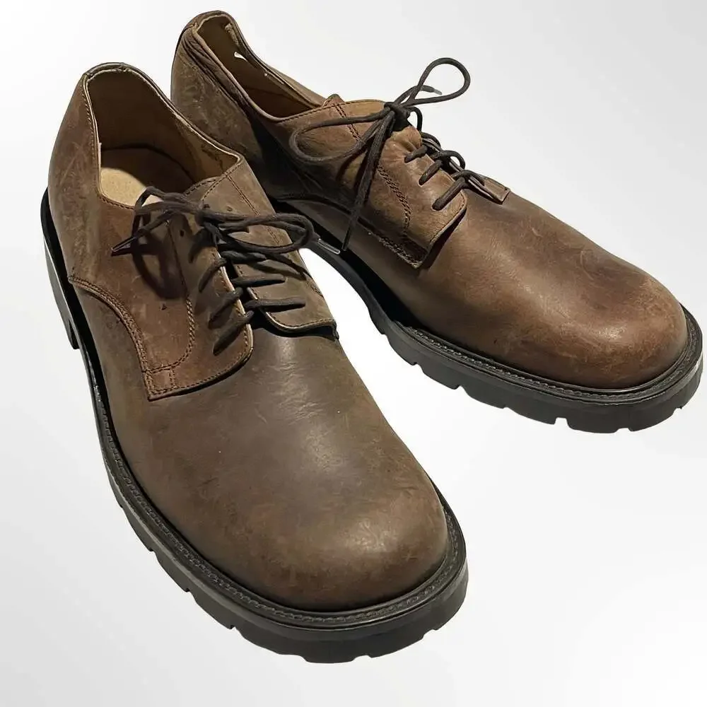 J.Crew Italian Leather Lug Sole Derby Shoes